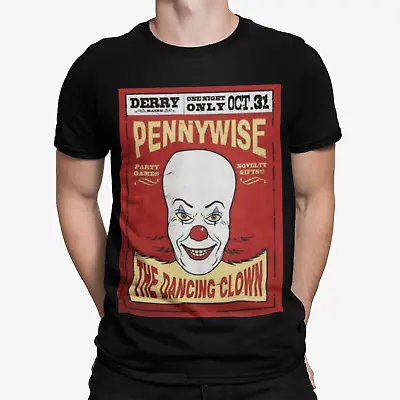 Buy Pennywise Red T-Shirt - Halloween Horror Film TV Scary Retro Kruger Derry IT • 9.59£