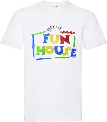 Buy Fun House Costume Fancy Dress Tv Games T Shirt Funny Retro 80s Film Movie • 5.99£