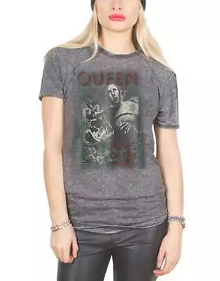 Buy Queen News Of The World Burnout T Shirt • 14.93£