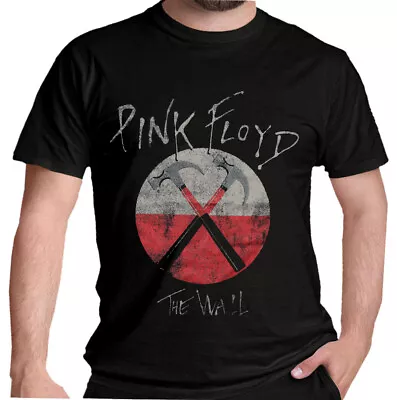 Buy Pink Floyd T Shirt The Wall Hammers Logo OFFICIAL Classic Rock Licensed Merch • 14.99£