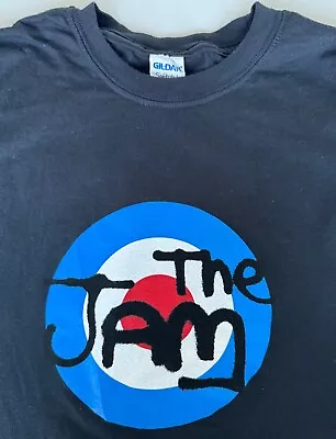 Buy The Jam Official Target Logo T Shirt Top Small 10 Music Band MOD Ringspun Weller • 8.78£