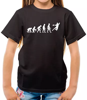Buy Evolution Of Man Handball - Kids T-Shirt - Beach - Sport - Olympics - Team Gift • 11.95£