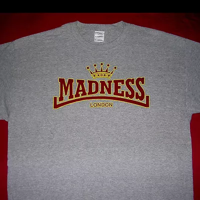 Buy Madness London - Size Small - Grey  Lonsdale Style  T Shirt - Mint Kix79 • 9.99£