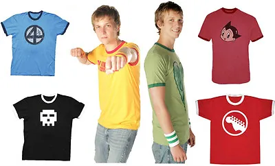 Buy Assorted Adult Men's T-shirt Scott Pilgrim Vs. The World Movie Graphic Tee Shirt • 23.65£