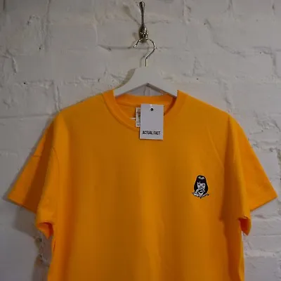 Buy Pulp Fiction X Mia Wallace Cocaine Embroidered Yellow Tee T-shirt By Actual Fact • 19.99£
