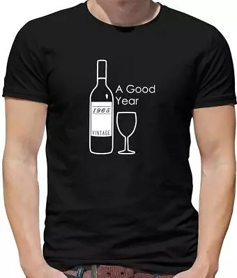 Buy Wine A Good Year 1965 Mens T-Shirt - Birthday - 54th - 54 - Age - Birth Year • 13.95£