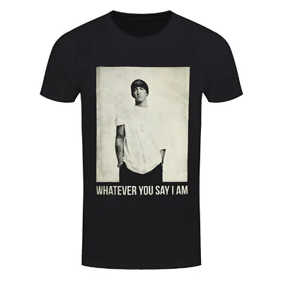 Buy Eminem T-Shirt Whatever You Say I Am Slim Shady Official New Black • 14.95£