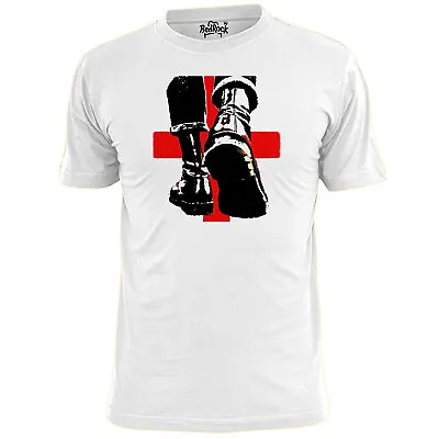 Buy Mens Dr Martens Flag Of St George T Shirt Skinhead Oi! 2 Tone Ska • 11.99£