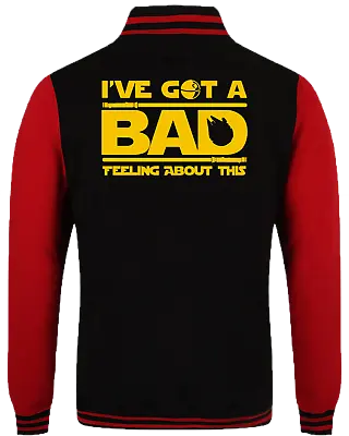 Buy Bad Feeling Varsity Jacket - Inspired By Star Wars Han Solo  • 35.99£