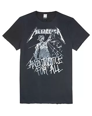 Buy Amplified Metallica Justice For All Mens T-Shirt • 22.99£