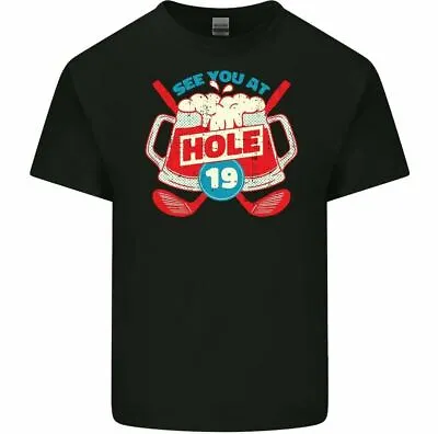 Buy Golf See You At Hole 19 Beer Men's Funny T-Shirt Golfer Golfing Alcohol • 10.99£