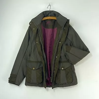 Buy Sherwood Forest Marton Jacket Womens 16 Green Waterproof Shooting Field Coat • 59£