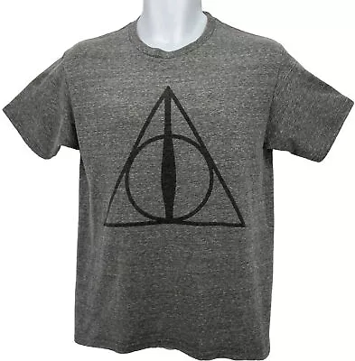 Buy Harry Potter Deathly Hallows T Shirt/ Women’s (M) Gray Poly TriBlend SEE SPECS • 11.26£