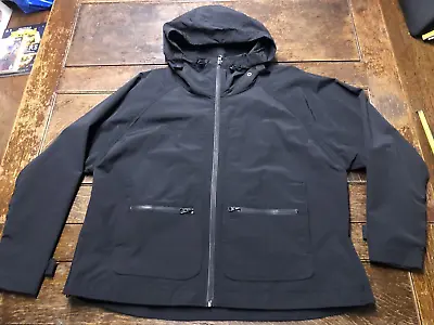 Buy GAP Black Waterproof Windbreaker Lightweight Rain Walk Jacket Size XL Brand New • 17.95£