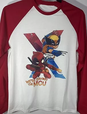 Buy Mcu / X-men Saving Wolverine & Deadpool Custom New Film T-shirt Sizes XS - XL • 9.99£