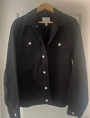 Buy H&M Black Denim Jacket Mens Size Large. VGC. • 16£
