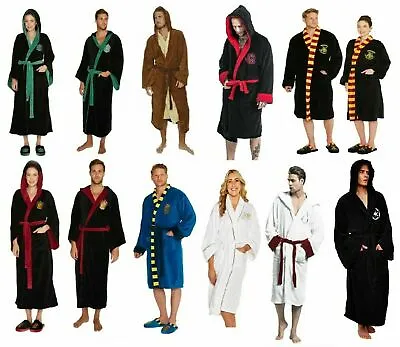 Buy Harry Potter Bathrobe Slippers Fleece Dressing Robe Selection Star Wars Disney • 29.20£