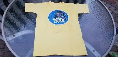 Buy 1977 ORIGINAL HOLY GRAIL Vintage Star Wars Authentic T Shirt Darth Vader Yellow • 55.09£