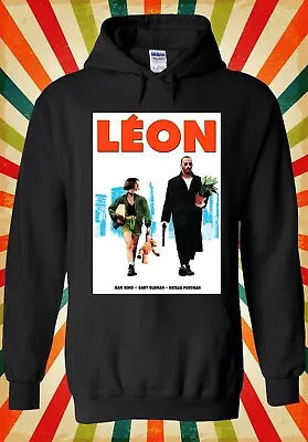 Buy Leon Film Poster Cool Funny Retro Men Women Unisex Top Hoodie Sweatshirt 2333 • 17.95£