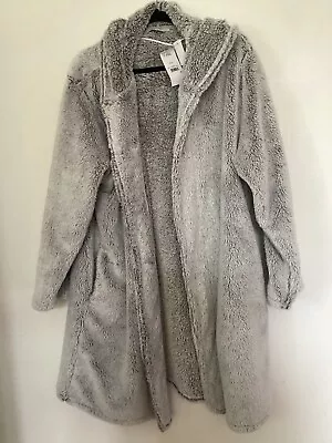 Buy George New Grey Cosy House Waterfall Jacket/ Coat ( Size 20-22 ) • 14.99£
