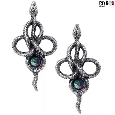 Buy Tercia Serpent  Earrings Alchemy England Snake Gothic Pagan Wicca Jewellery • 12.99£