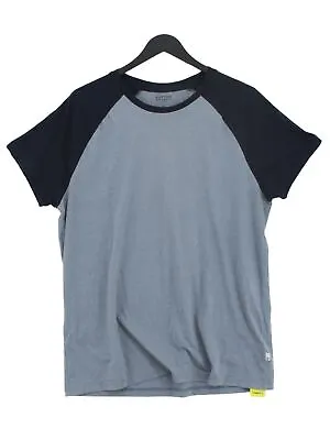 Buy Burton Men's T-Shirt L Blue Cotton With Polyester Basic • 8£