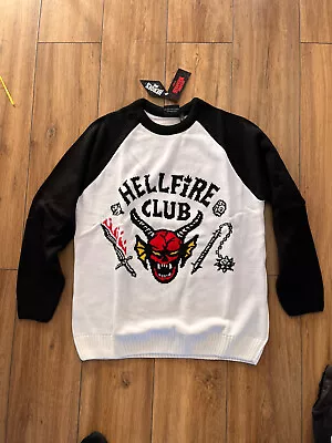 Buy Stranger Things Christmas Jumper Hellfire Club Netflix Official Unisex Sweater • 14.99£