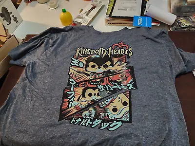 Buy Disney Kingdom Hearts Funko XXL T-Shirt New, With Tags! • 9.47£