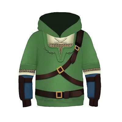 Buy Legend Of Zelda 3D Kids Hoodies Cosplay Costume Sweatshirt Hooded Pullover Pants • 16.99£
