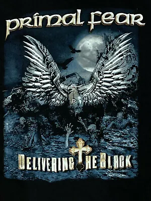 Buy PRIMAL FEAR Delivering The Black Concert Tour T-shirt Size Large 2014 Dates • 31.49£