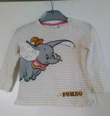 Buy Disney Baby Dumbo T Shirt 6-9 Months • 1.75£