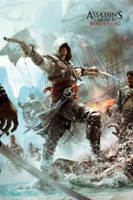 Buy Impact Merch. Poster: Assassins Creed 4- Edward- Black Flag 610mm X 915mm #138 • 8.03£