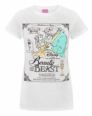 Buy Disney Beauty And The Beast Poster Women's T-Shirt • 14.99£