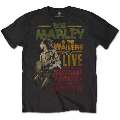 Buy Bob Marley Unisex T-Shirt: Rastaman Vibration Tour 1976 OFFICIAL NEW  • 18.29£