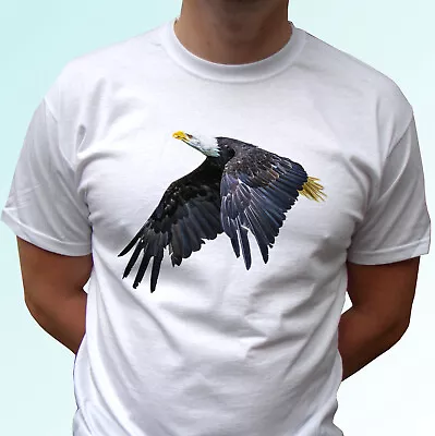 Buy Eagle T Shirt American Bird Tee Top Animal Gift Mens Womens Kids Baby Sizes • 9.99£