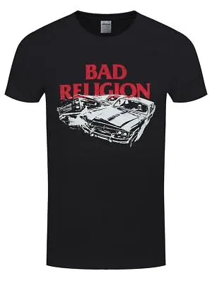Buy Bad Religion T-shirt Car Crash Men's Black • 19.99£