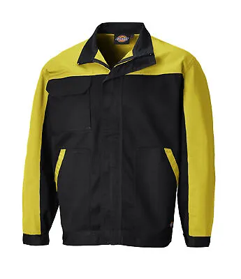Buy Dickies Yellow Everyday Jacket Lightweight Durable Work Mens Coat ED247JK M • 9.99£