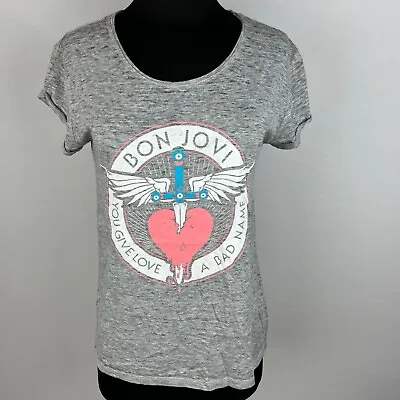 Buy Bon Jovi You Give Love A Bad Name Womens S T-Shirt • 23.62£