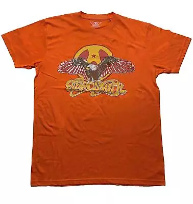Buy Aerosmith Eagle Orange T-Shirt NEW OFFICIAL • 16.59£