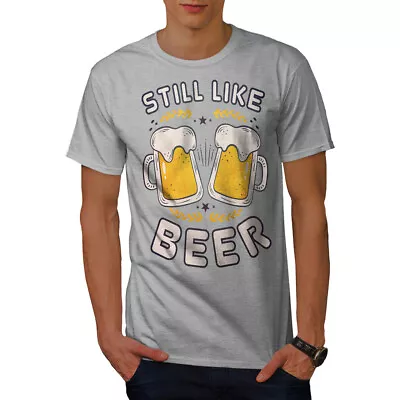 Buy Wellcoda Like Beer Funny Mens T-shirt, Friendship Graphic Design Printed Tee • 15.99£