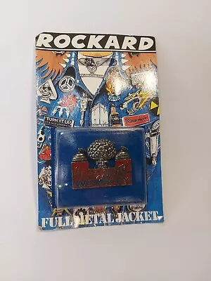 Buy Rockard Heavy Metal Wembley Pin Badge Rare 1993 Full Battle Jacket Sealed • 29.05£