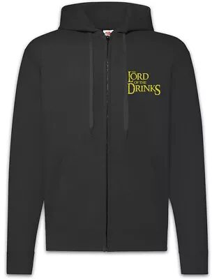 Buy The Lord Of The Drinks Zipper Hoodie Fun Rings Party Alcohol Drunk Drink Wasted • 53.94£