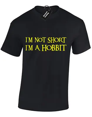 Buy Im Not Short Im A Hobbit Mens T Shirt Funny Lord Of Rings Design Gift Top S -5xl • 7.99£
