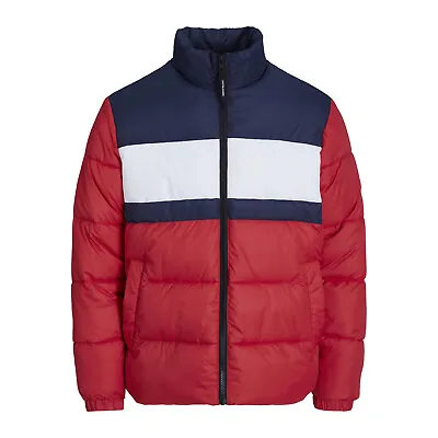 Buy Jack & Jones Mens Warm Regular Fit Wind Block High Neck Puffer Jacket  • 31.99£