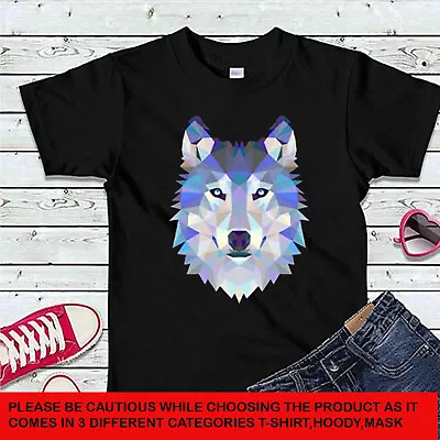 Buy Wolf Artwork Boys Girls Funny  Kids T-Shirt #DM #P1 #PR • 5.99£