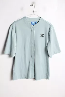 Buy Adidas Womens Baseball Style Jacket - Pale Green Blue - Size 8 (h19) • 9.99£