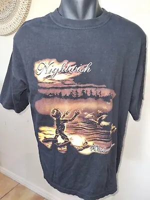 Buy NIGHTWISH Wishmaster Vintage Shirt Dual Sided Print Size L • 24.58£