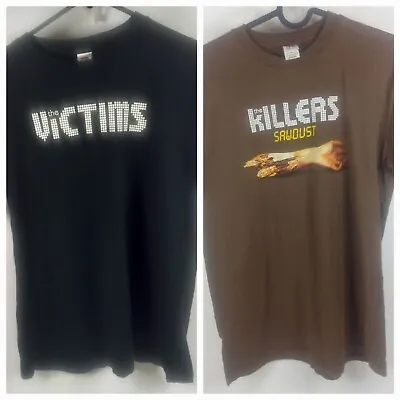 Buy The Killers The Victims Sawdust Shirt Lot Sun Size Medium Music Band T-Shirt • 66.31£