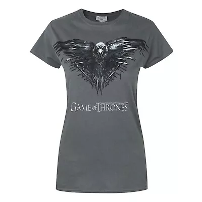 Buy Game Of Thrones Womens/Ladies Three Eyed Raven T-Shirt NS4589 • 16.69£