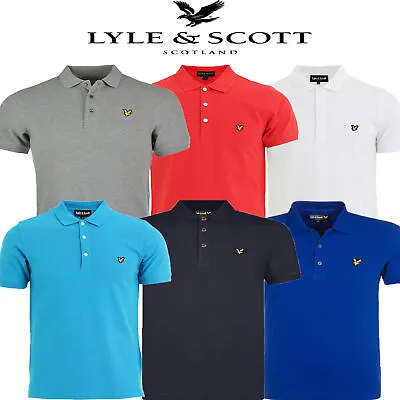 Buy Lyle & Scott Polo Mens T Shirts Short Sleeve Polo Shirts Tops New With Tags !!!! • 11.99£